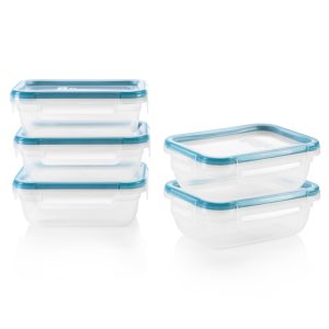 Snapware? Total Solution? 10-piece Rectangular Plastic Meal Prep Kit