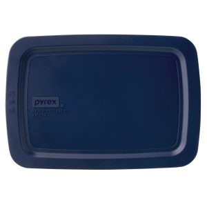 Pyrex? Blue Lid for Easy Grab? 2-quart Rectangular Baking Dish