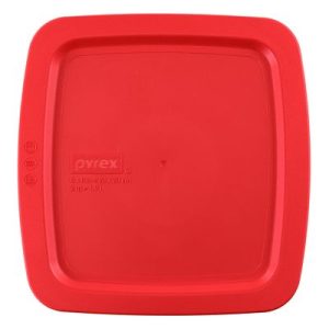 Pyrex? Red Lid for Easy Grab? 8 Square Glass Baking Dish