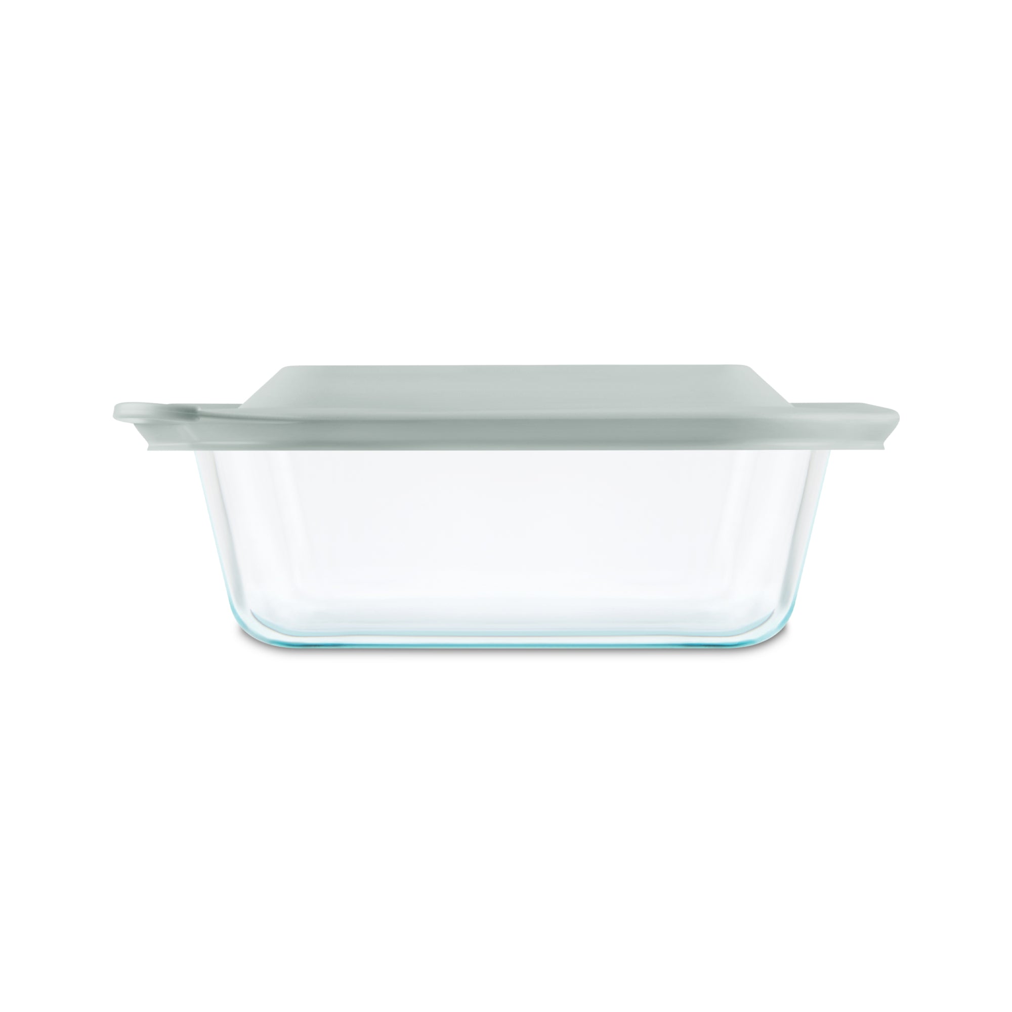 Pyrex? Deep 8 Square Glass Baking Dish with Sage Green Lid