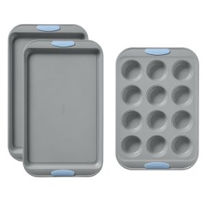 Pyrex? Metal Bakeware 3-Piece Set in Cerulean