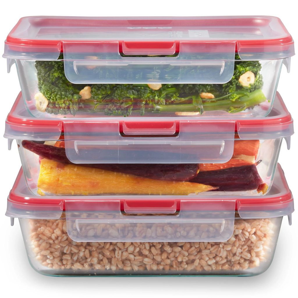Pyrex? FreshLock? 6-piece Glass Storage Set