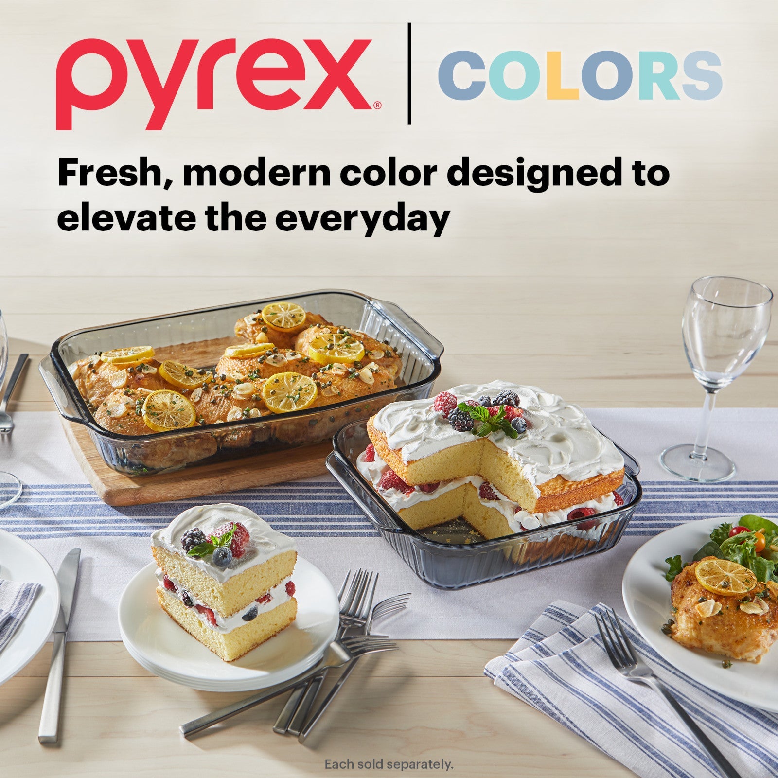 Pyrex? Sculpted Tinted Colors 8 Square Baking Dish. Smoke - Image 5