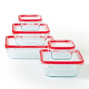 Pyrex? Freshlock? 10-piece Glass Storage Set