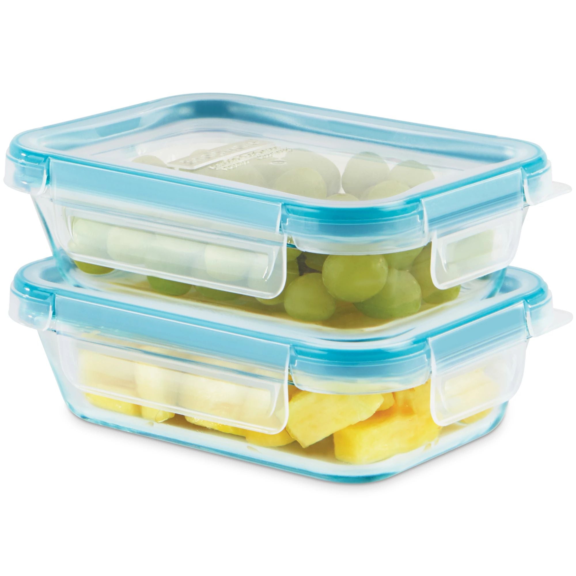 Snapware Total Solution Pyrex 4-piece Glass Storage Set with Plastic Lids - Image 2