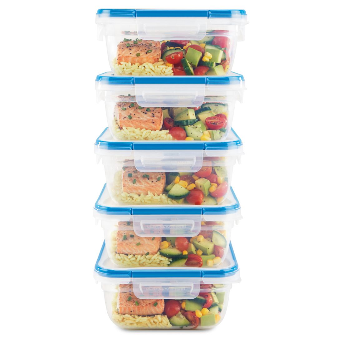 Snapware Total Solution 10-piece Square Plastic Food Storage Set - Image 2
