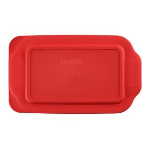 Pyrex Red Lid for 2-quart Rectangular Glass Baking Dish